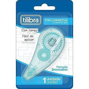Fita Corretiva 5MMX6M Aqua Tilibra