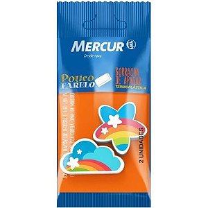 Borracha Pouco Farelo Fun Bl/ 2 Mercur