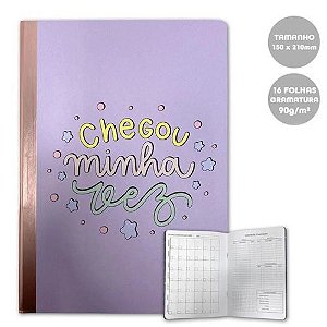 Planner Mensal Brochura Chegou Minha Vez 16Fls 90G Merci