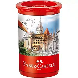 Apontador com Deposito Tubo Faber Castell