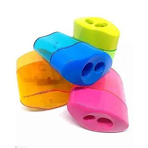 Apontador Plastico Coletor Duplo Oval Futuro