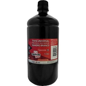 Reabastecedor 1LT Preto para Marcador de Quadro Branco Genial Line Gramp Line