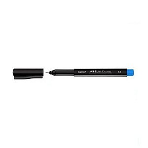 Caneta Supersoft Pen 1.0MM Azul Claro Faber Castell