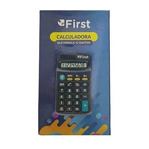 Calculadora Eletronica 12 Digitos Bm2124 First