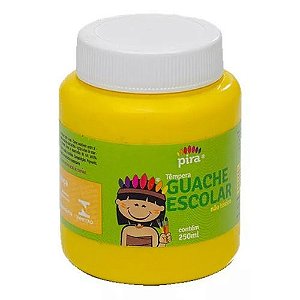 Tinta Guache 250ML Amarelo Piratininga