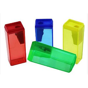 Apontador Plastico Coletor Retangular 6Cm Futuro