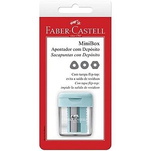 Apontador com Deposito Minibox Faber Castell
