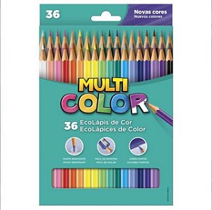Ecolapis De Cor Multicolor Super 36 Cores Faber Castell