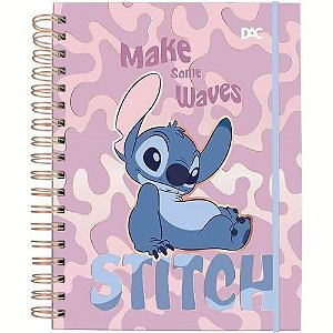 Mini Caderno Smart Univ Stitch 10 Div 80 Folhas Dac