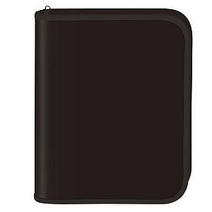 Fichario Univ Argolado All Black 4140 Dac