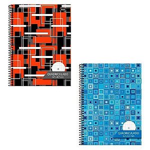 Caderno Univ CD 7X7 Quadriculado 80 Folhas Foroni