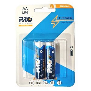 Pilha Alcalina AA L6 com 2 Unidades Pro Eletronic