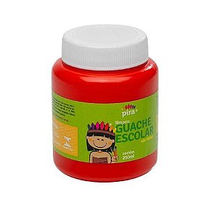 Tinta Guache 250ML Vermelho Piratininga