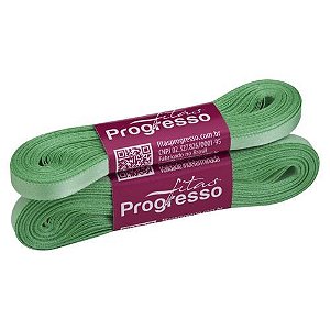 Fita de Cetim CF001 7mmx10m 2015 Verde Suave Progresso