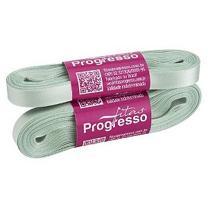 Fita de Cetim Cf003 150mmx10m 2015 Verde Suave Progresso