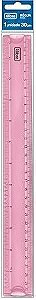 Regua Flexivel Resistente 30CM Neon Rosa Waleu