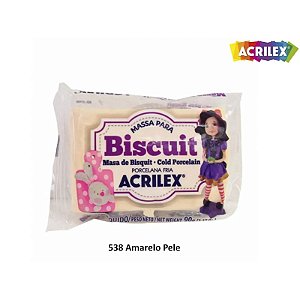 Massa P/ Biscuit 90G Amarelo Pele Cod 538 Acrilex