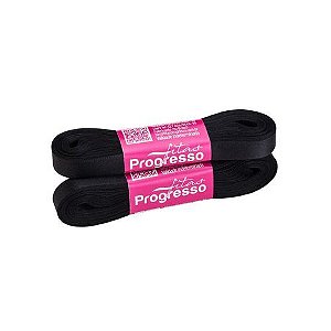 Fita de Cetim CF002 10mmx10m 219 Preta Progresso