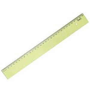 Regua 30Cm New Line Amarela Maxcril