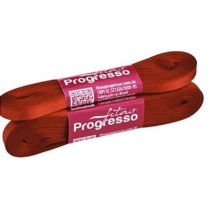Fita de Cetim CF001 7mmx10m 1354 Vermelho Tomate Progresso