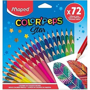 Lapis de Cor Color Peps Caixa com 72 Cores Maped