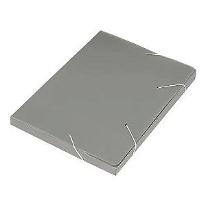 Pasta com Elastico Polionda 20mm Cinza Polycart