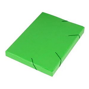 Pasta com Elastico Polionda 20Mm Verde Polycart