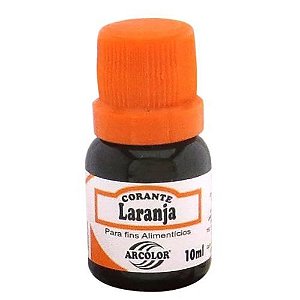 Corante Liquido Laranja 10 ML Arcolor
