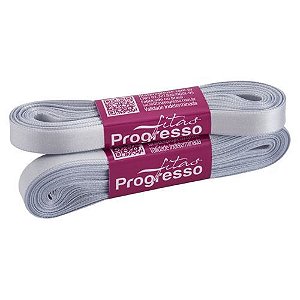 Fita de Cetim Cf003 15mmx10m 084 Prata Progresso