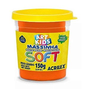 Massa de Modelar Soft 150gr Laranja cod 105 Acrilex