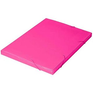 Pasta com Elastico Polionda 20mm Rosa Polycart