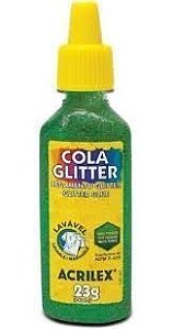 Cola com Glitter 23GR Verde Cod 206 Acrilex