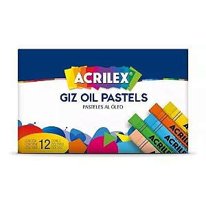 Giz Oil Pastels 12 Cores Acrilex