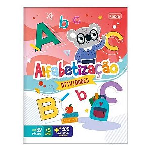 Cartilha de Atividades Alfabetizacao 16 Folhas Tilibra