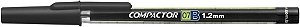 Caneta Esf. 0.7B 1.2MM Preta Compactor