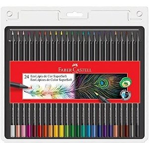 Ecolapis de Cor Supersoft 24 Cores Faber Castell