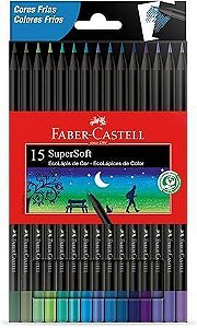 Ecolapis De Cor Supersoft 15 Cores Frias Faber Castell