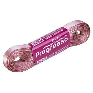 Fita de Cetim Cf001 7mmx10m 1143 Rosa Velho Progresso