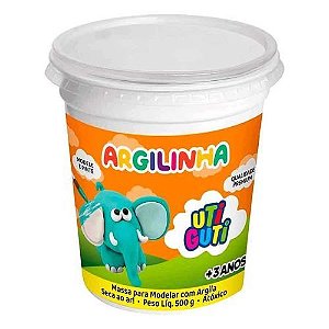 Argilinha Massa de Modelar Pote 500G UtiGuti