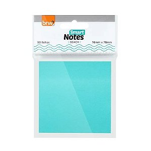 Bloco Smart Notes 76x76MM Turquesa Beach Brw