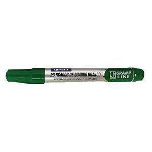 Marcador para Quadro Branco Recarregavel Verde Qb213 Gramp Line
