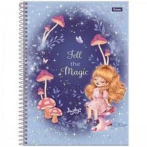 Caderno Univ Cd 1 Materia Judy 80 Folhas Foroni