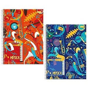 Caderno Univ CD Musica 80 Folhas Foroni