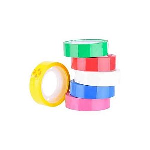 Fita Adesiva Colorida 12MMX10M Brw