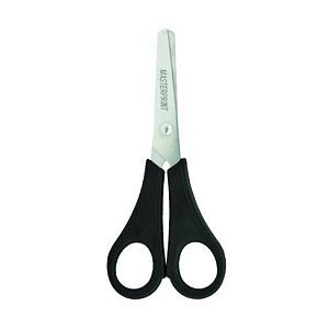 Tesoura Escolar 13CM MP502 Preta Masterprint