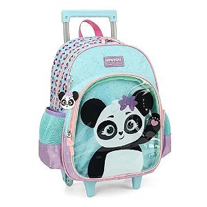 Mochila com Rodas IC40122UP-LI UP4YOU Panda Lilas Luxcel