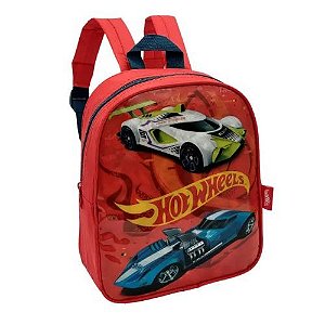 Mochila Infantil Hot Wheels Vermelha IS37458TS02 Luxcel