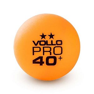 Bola de Ping Pong TM Fun Laranja Unidade Vollo