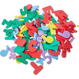 Letras Eva Pacote com 3 Alfabetos