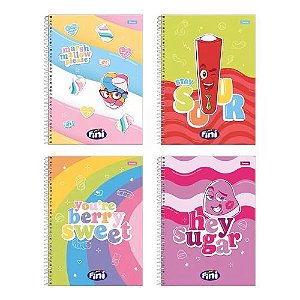 Caderno Univ Cd 1 Materia Fini 80 Folhas Foroni